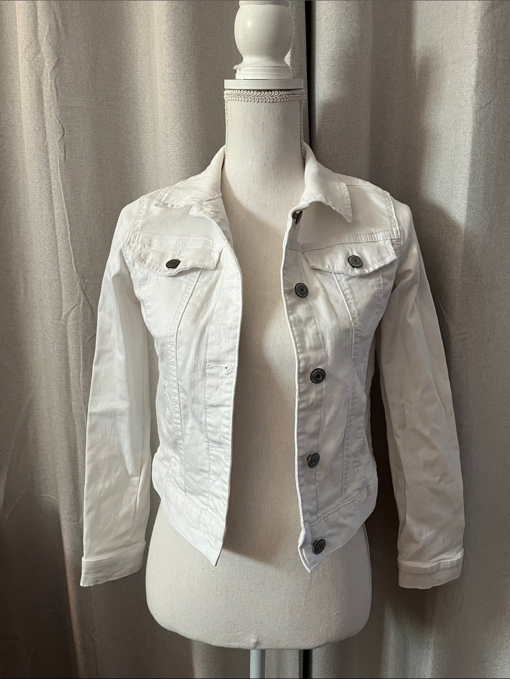 Mudd Classic White Kids Denim Jacket
